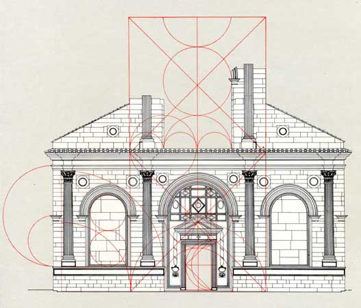 Tempio Malatestiano - proporzioni facciata